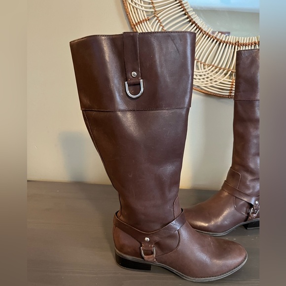 Lauren Ralph Lauren Mesa Leather Riding Boots - Picture 3 of 10